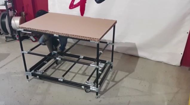 Lean Manufacturing - 4Lean - Part Straight Plate Cart Mizusumashi