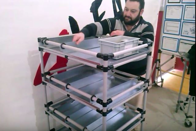 Lean Manufacturing - 4Lean - Pallet Multishelve Mizusumashi