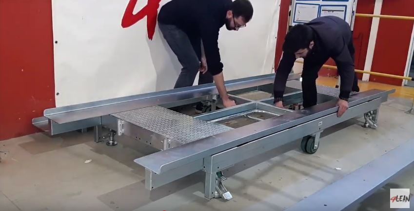 Lean Manufacturing - 4Lean - Container Base Wagon Mizusumashi