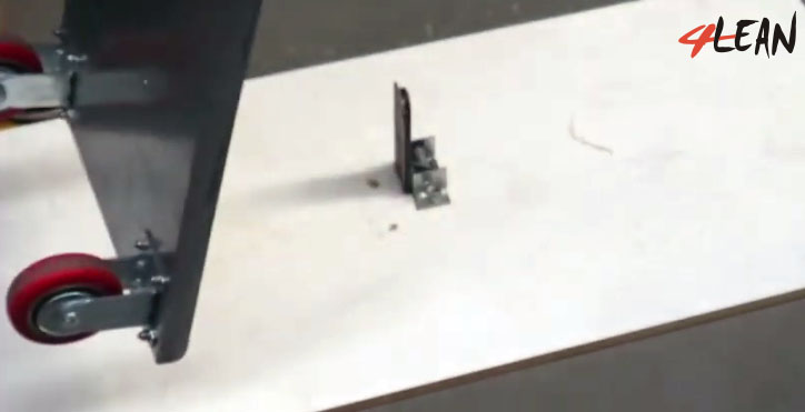 Lean Manufacturing - 4Lean - Trolley Stopper Station Poke-Yoke