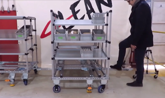 Mizusumashi - Box Tilt Wagon Modular - AGV compatible