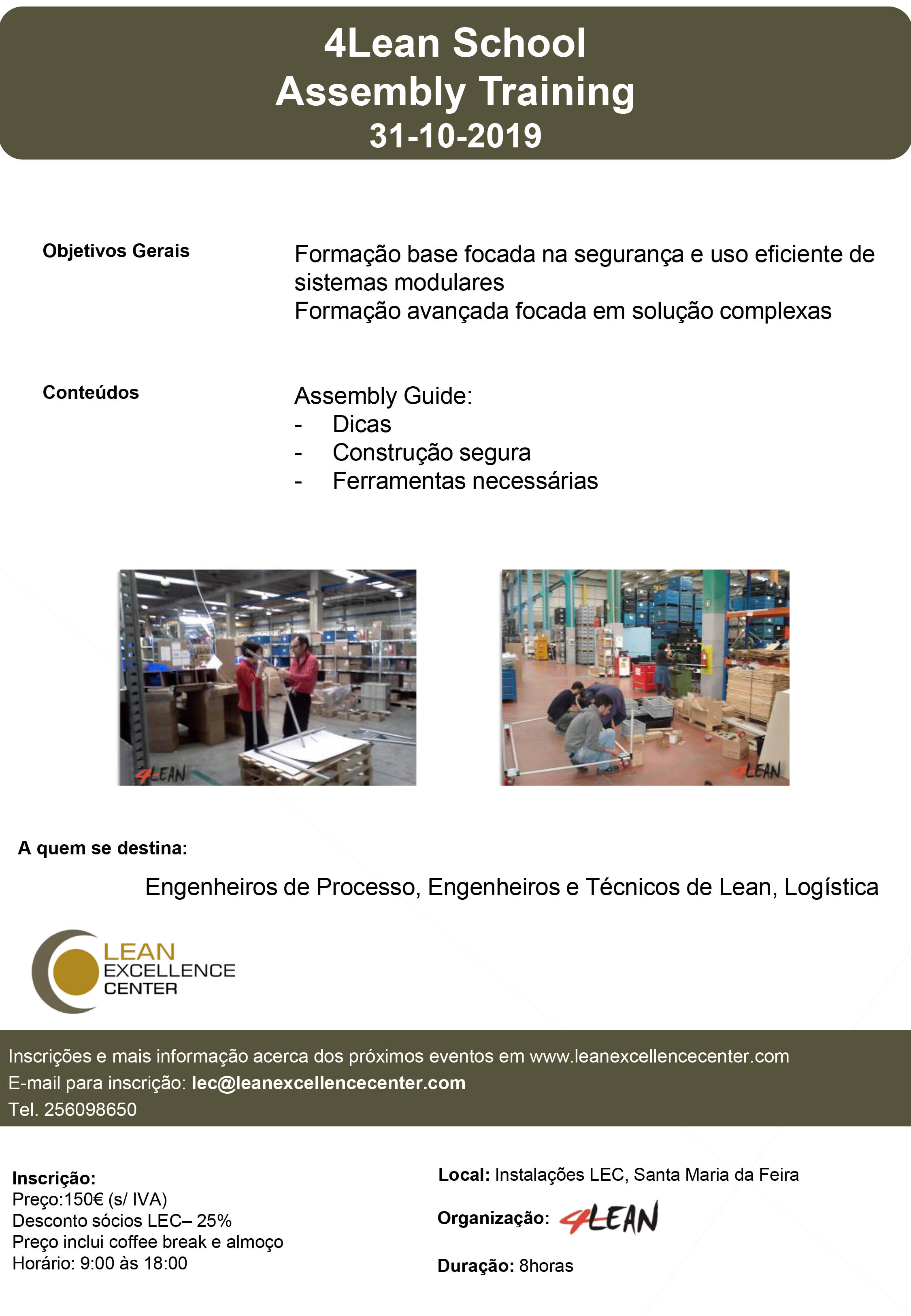4Lean School Assembly Training - 4 Lean _ES